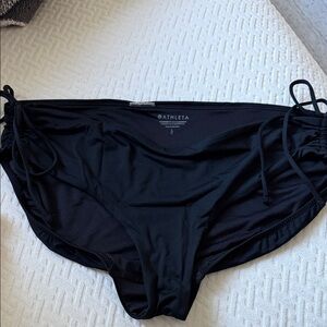 Athleta Black Side-Tie Bikini Bottoms